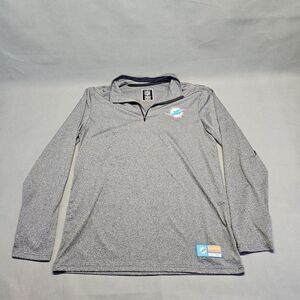 nfl‎ team apparel men's miami dolphins 1/4 Zip Pull Over Size Medium